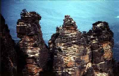 The Three Sisters in den Blue Mountains
